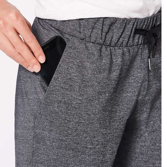 Lululemon On The Fly Pant Heathered Black Women's Sz 4 Excellent Used Condition - Picture 3 of 10